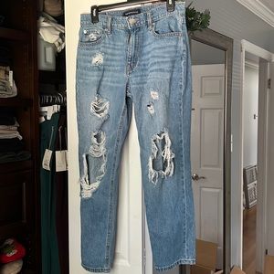 Aeropostale Ripped Mom Jeans
